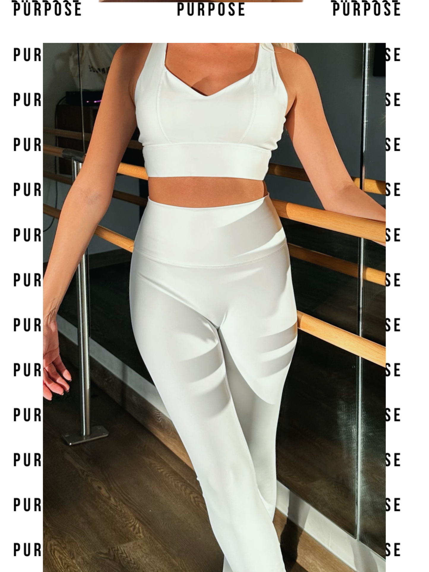 White Swan leggings